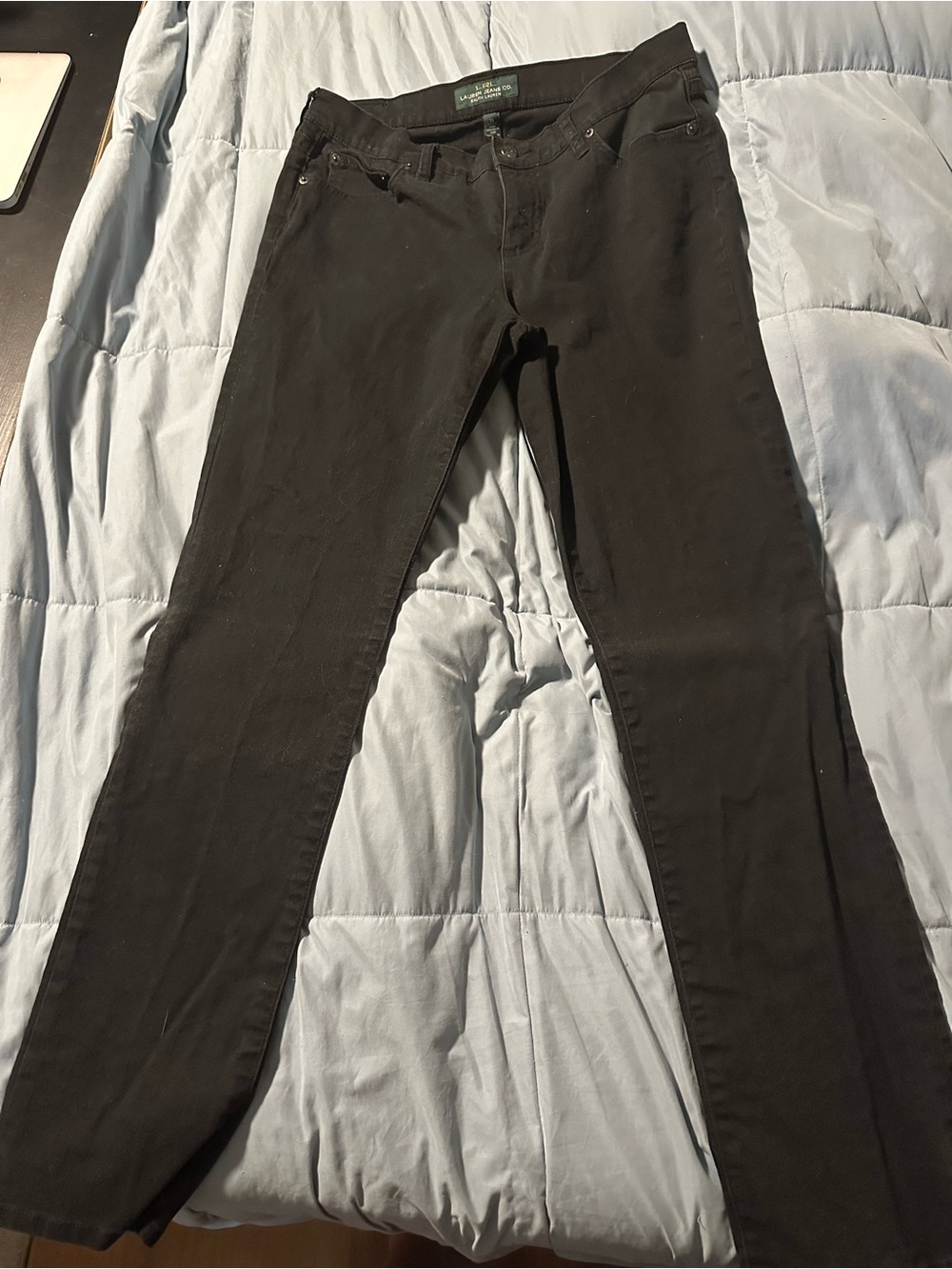 Ralph Lauren Black Lauren Jeans straight leg size 10 black